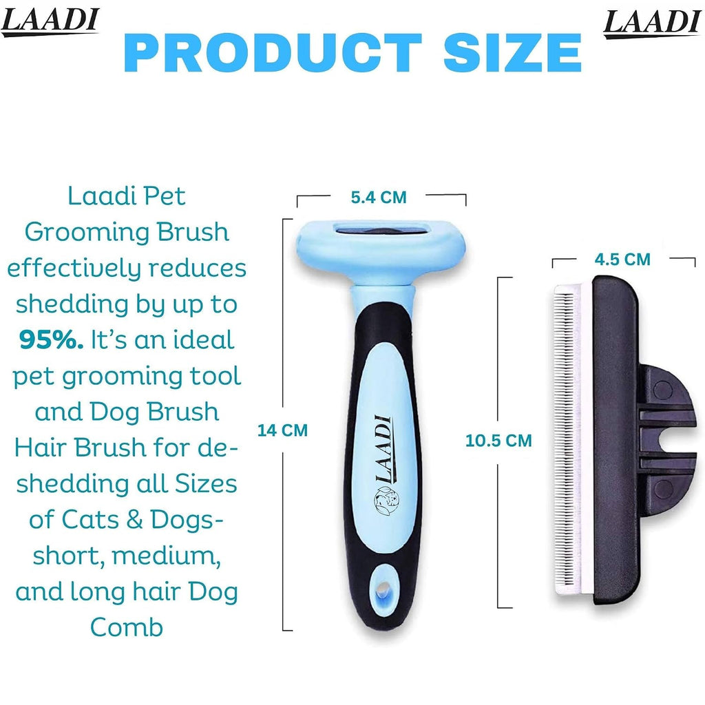 Deshedding Tool for Dogs and Cats - Reduces Shedding by Up to 95% in Less Than 10 Minutes - Professional Grooming
