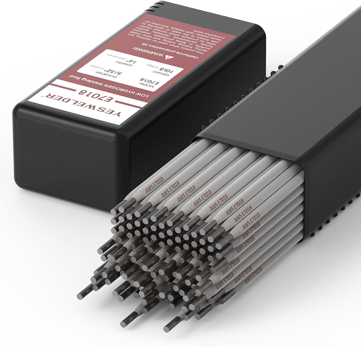 YESWELDER E7018 5/32'' 10LB Welding Rods Stick Electrodes