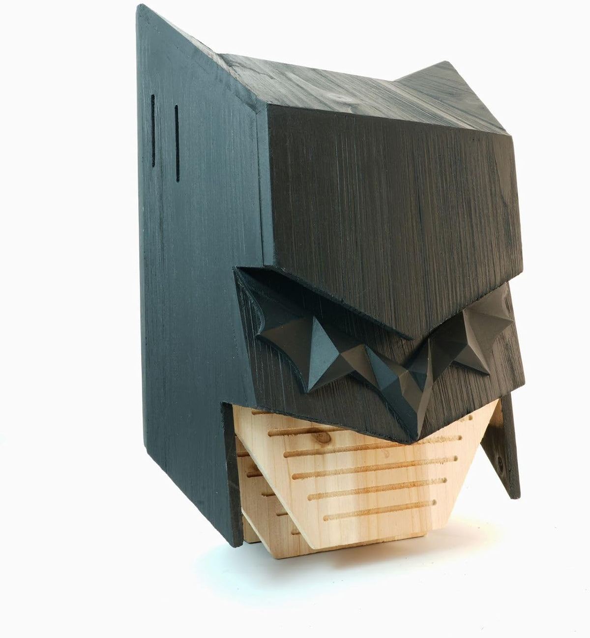 Caped Hero Bat House for Outdoors - Wooden Large Three Chamber Box Perfectly Designed to Attract Bats