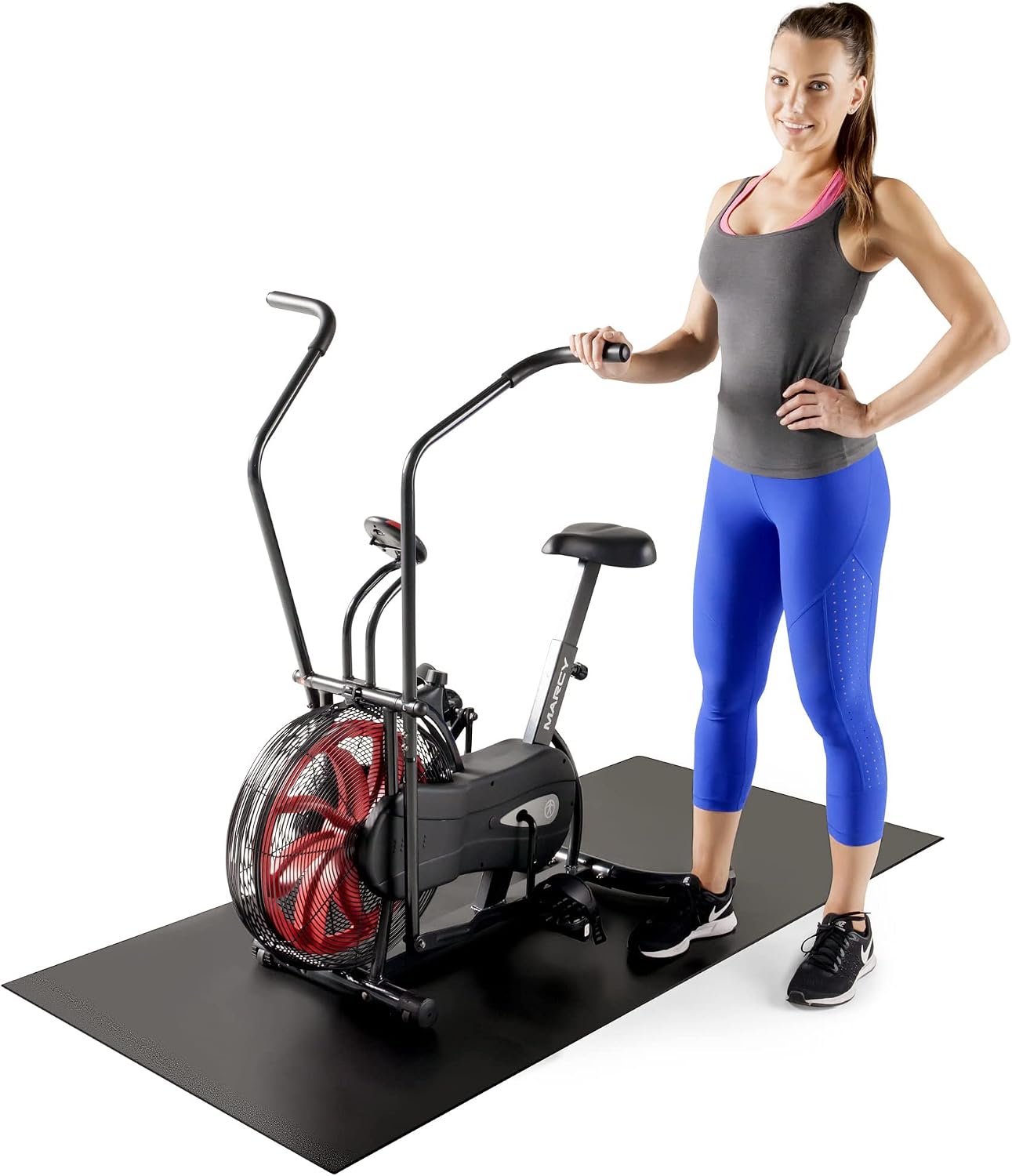 Fitness Equipment Mat and Floor Protector Compatible for Treadmills, Elliptical, Exercise Bikes, Stationary Cycles