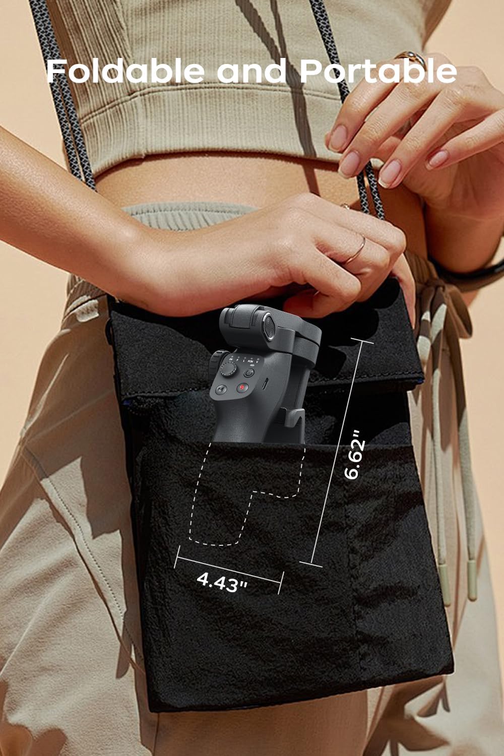CM8 Gimbal Stabilizer for iPhone Android, 3-Axis Phone Gimbal with Remote Control Portable Foldable, Phone Stabilizer