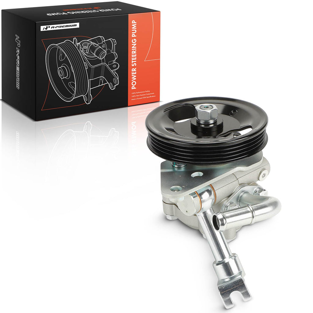 A-Premium Power Steering Pump, with Pulley & Bracket & Compatible with