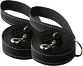 [2 Pack] 6ft Reflective Dog Leash, Heavy Duty Nylon Walking Training Leash with Accessory D-Ring for Small Medium