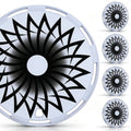 Universal 15 Inch Hubcaps Replacement, Aero disc Full Coverage Wheel Covers