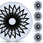Universal 15 Inch Hubcaps Replacement, Aero disc Full Coverage Wheel Covers