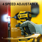 1/4In Hex Impact Driver Compatible with Dewalt 20V 60V Max Battery