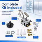 XJSeajoy 800345 077B1264 Temperature Control Kit for True Freezer