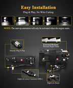 LED Headlights Assembly DOT Approved with DRL Sequential Turn Signal High/Low Beam Start Animation Lights Chrome