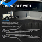 Front Windshield Wiper Arm Kit Compatible with Kenworth 07-20