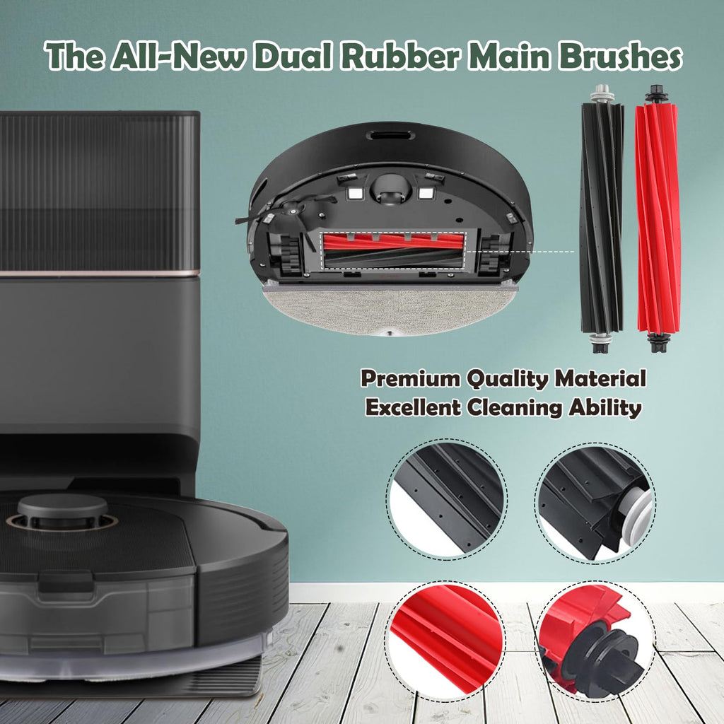 Replacement Parts for Roborock Q8 Max/Max+, Q5 Pro/Pro+ Robot Vacuum
