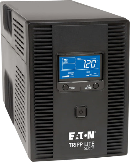 Eaton Tripp Lite OMNI1500LCDT 1500VA UPS 810W 10 Outlets 650 Joules AVR LCD | Battery Backup Surge Protector