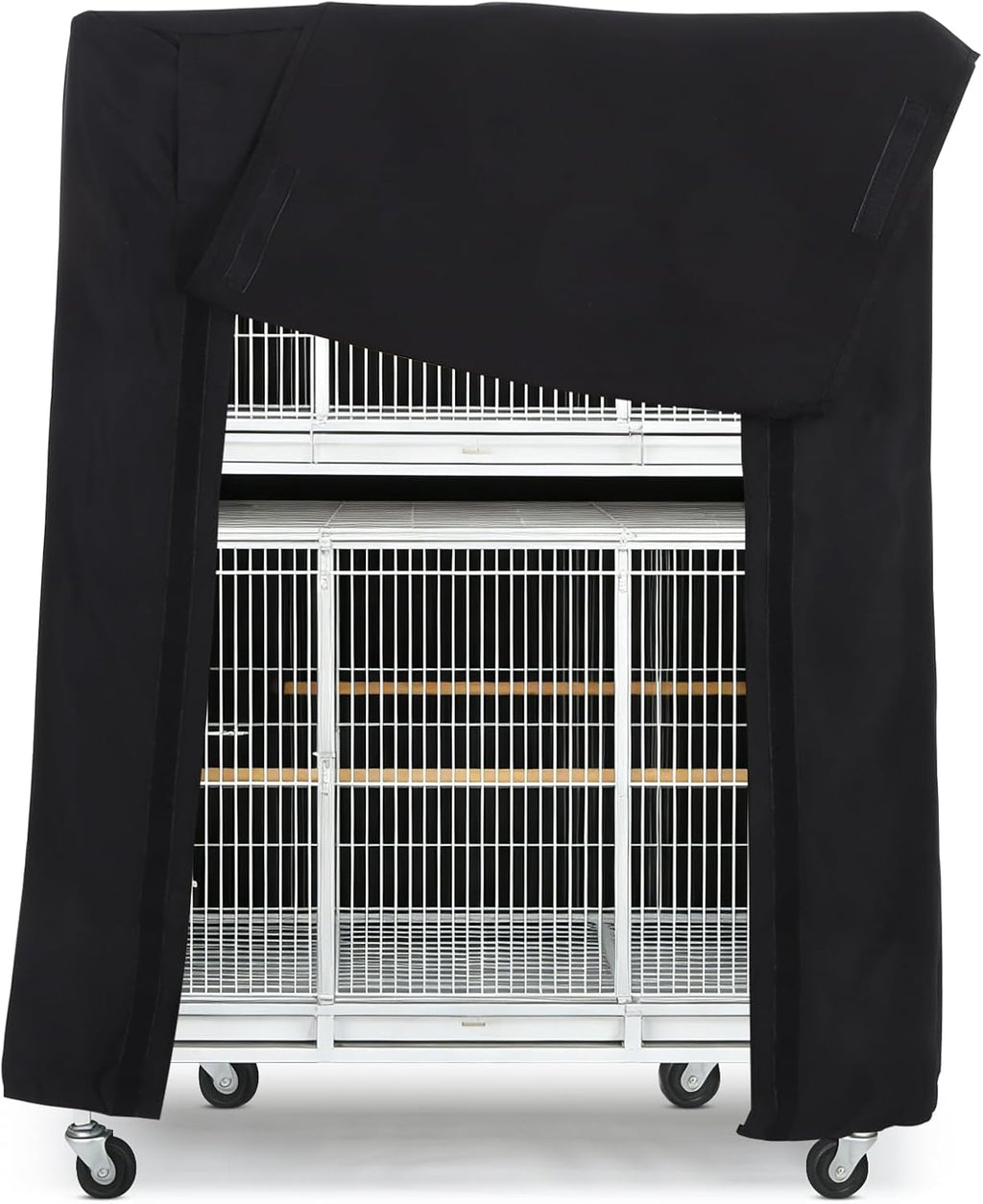 Universal Bird Cage Cover, Black Good Night Parrot Cage Cover