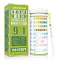 Aquarium Ammonia Test Strips Kit Fish Tank Test Strips (9-Way) | Pond Water Testing Kit for Freshwater Saltwater
