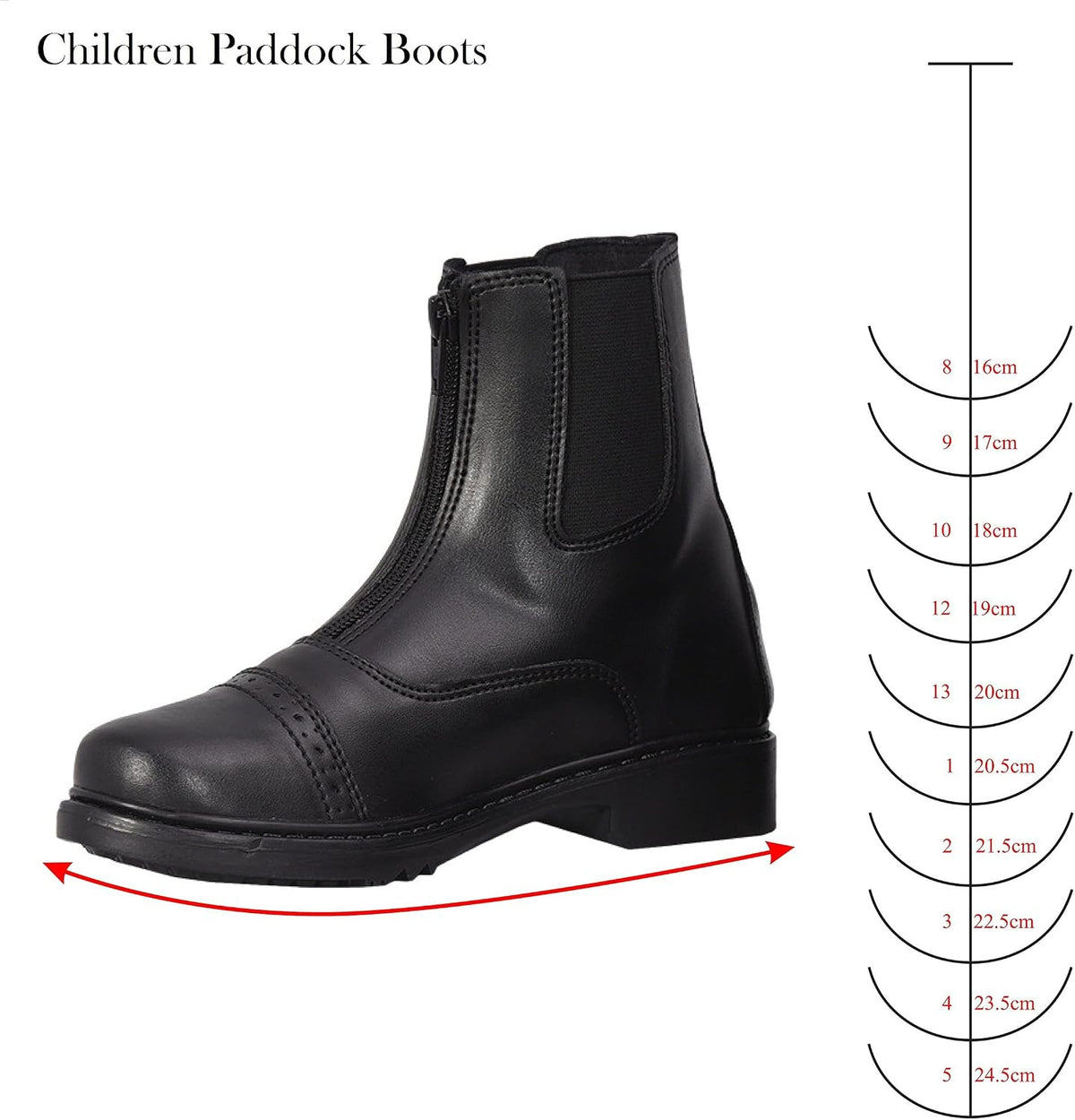 Children's Unicorn Front Zip Paddock Boots