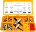 LockNLube Complete Grease Fitting Replacement Kit - SAE and metric Zerks, multi-tools, fitting caps