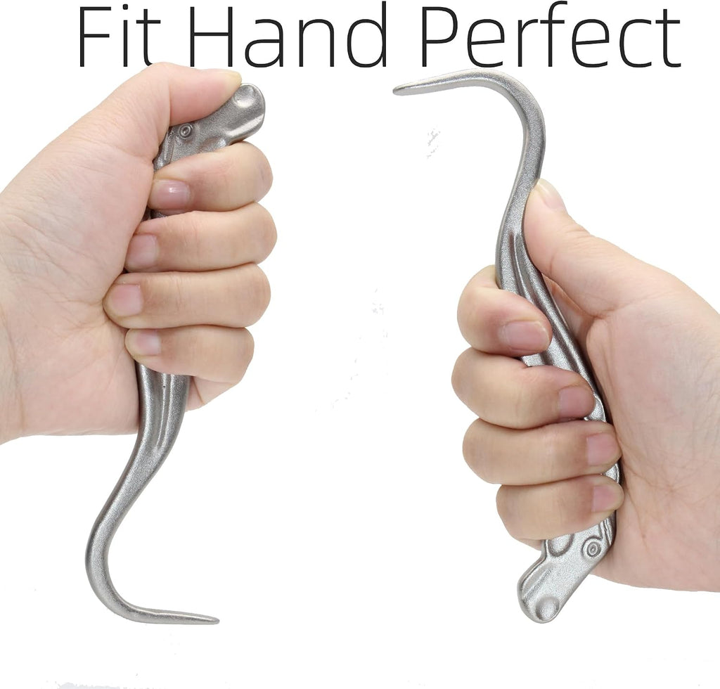 Horse Hoof Pick with Ergonomic Grip for Cleaning & Grooming, Metal Hoof Horseshoe Pick Scraper Cleaner Tool for