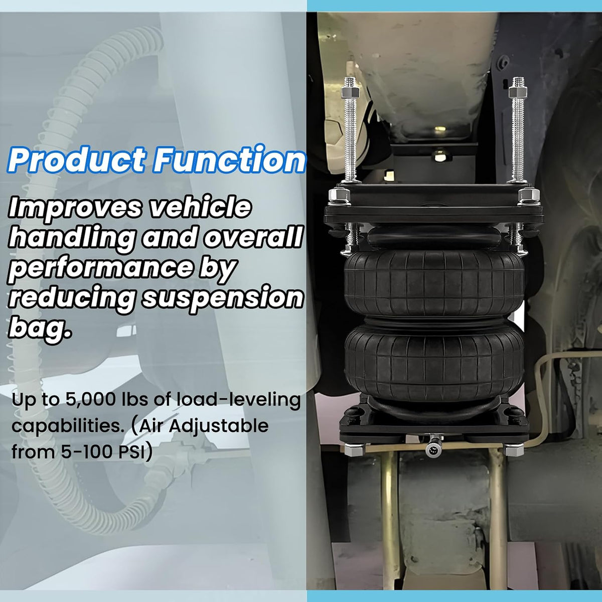 Air Spring Bags Suspension Kit for Chevy GMC 2WD/4WD 7X1239