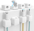 Cord Organizer Holder, 8 Pack Magnetic Desk Cable Clips Management, Hide Phone Charging Cable Keeper, Strong Adhesive