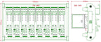 Electronics-Salon DIN Rail Mount AC/DC 24V Control 8 SPDT 16Amp Pluggable Power Relay Module, G2R-1-E