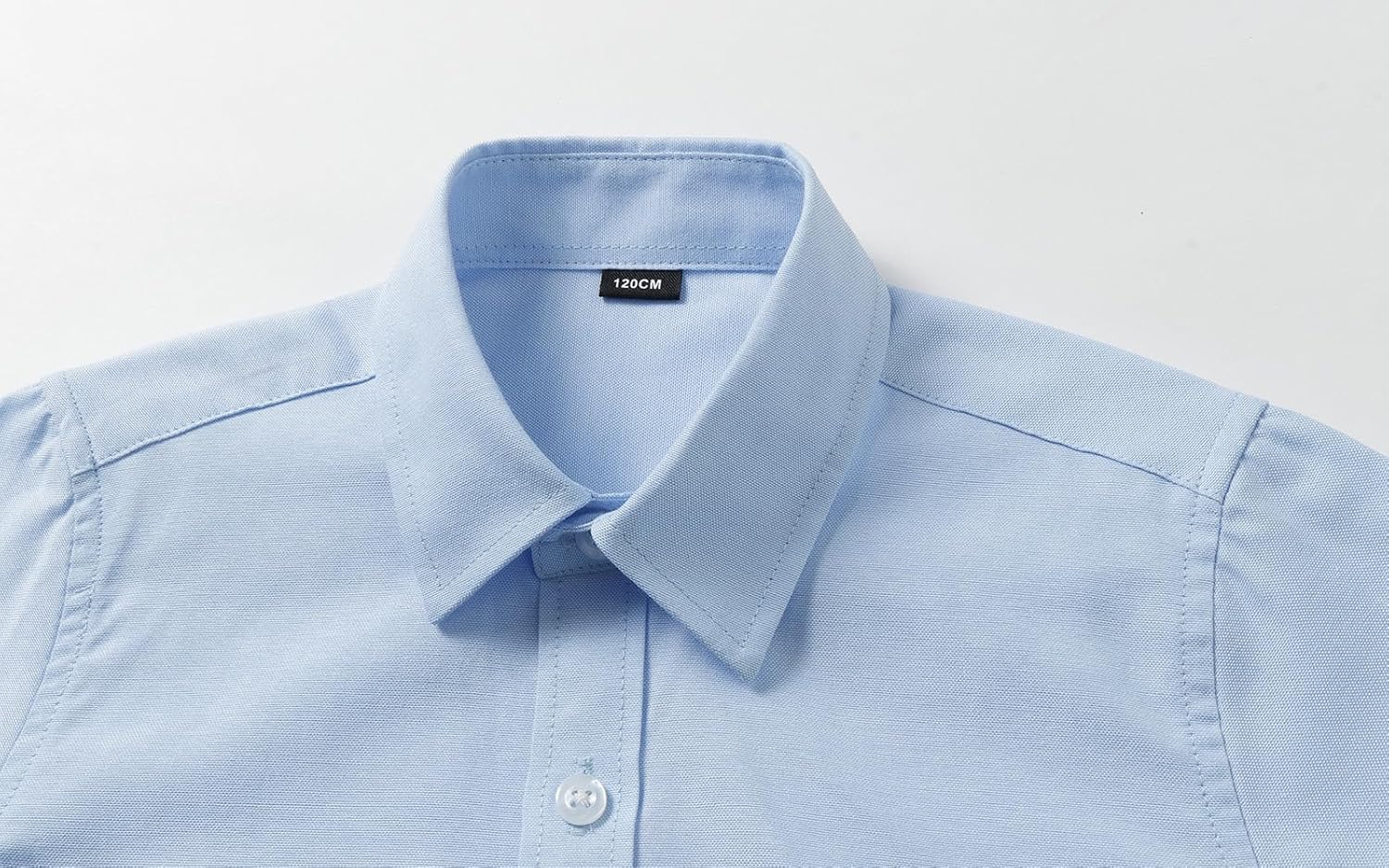 Boys Girls Oxford Shirt Short Sleeve Button Down Shirts Summer 5T-16Y