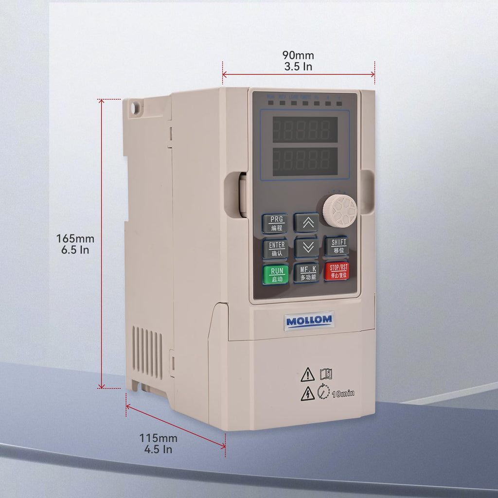 MOLLOM VFD 3KW 220V Variable Frequency Drive Inverter