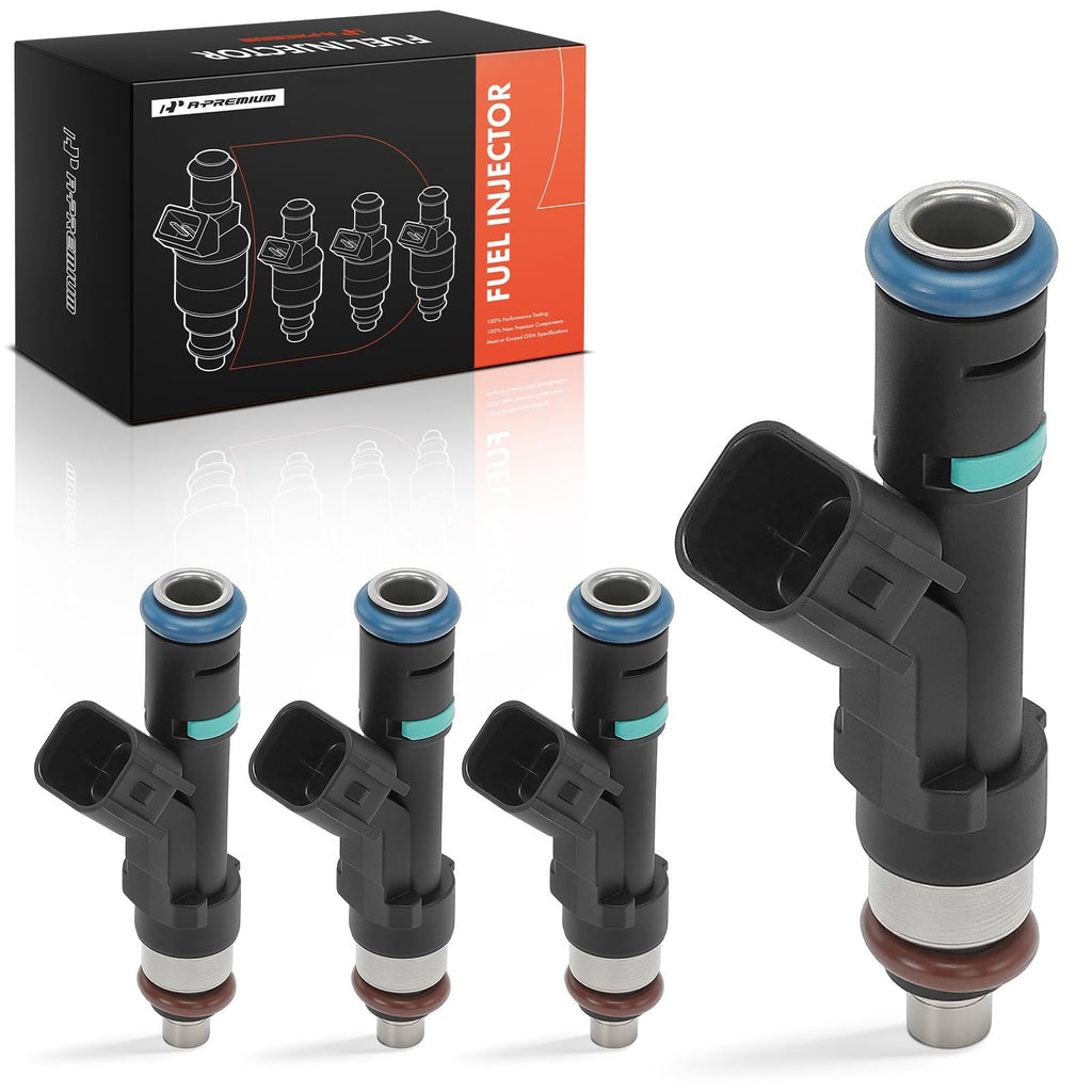 A-Premium Fuel Injectors Set of 4 Compatible with Ford