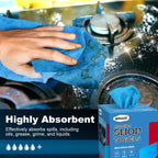 Shop Rags, 100 Sheets Microfiber Cleaning Cloth