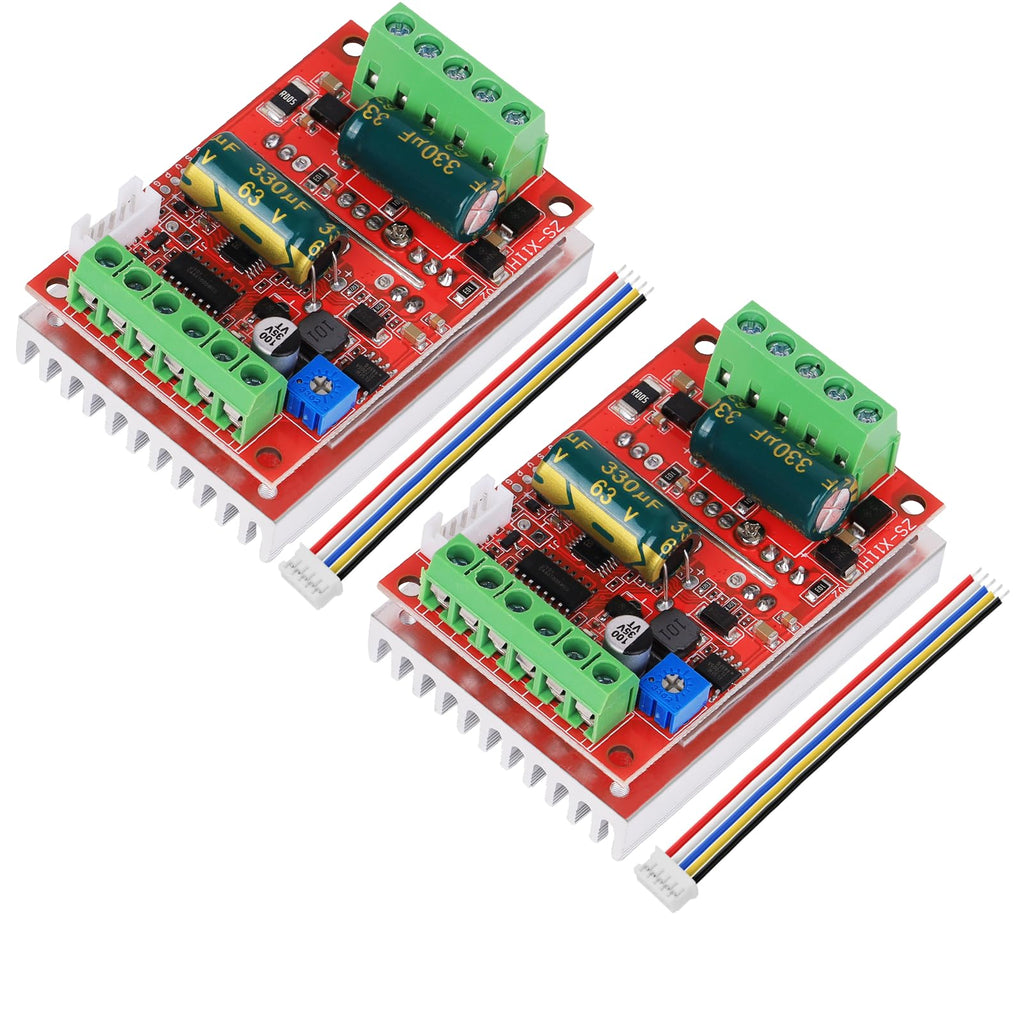 Ransanx 2PCS 6-60V 400W DC Three-Phase Brushless Motor Speed Controller