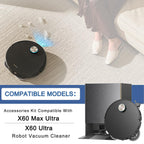 X60 Max Ultra Complete Accessories Kit Compatible with ﻿Dreame Robot Vacuum