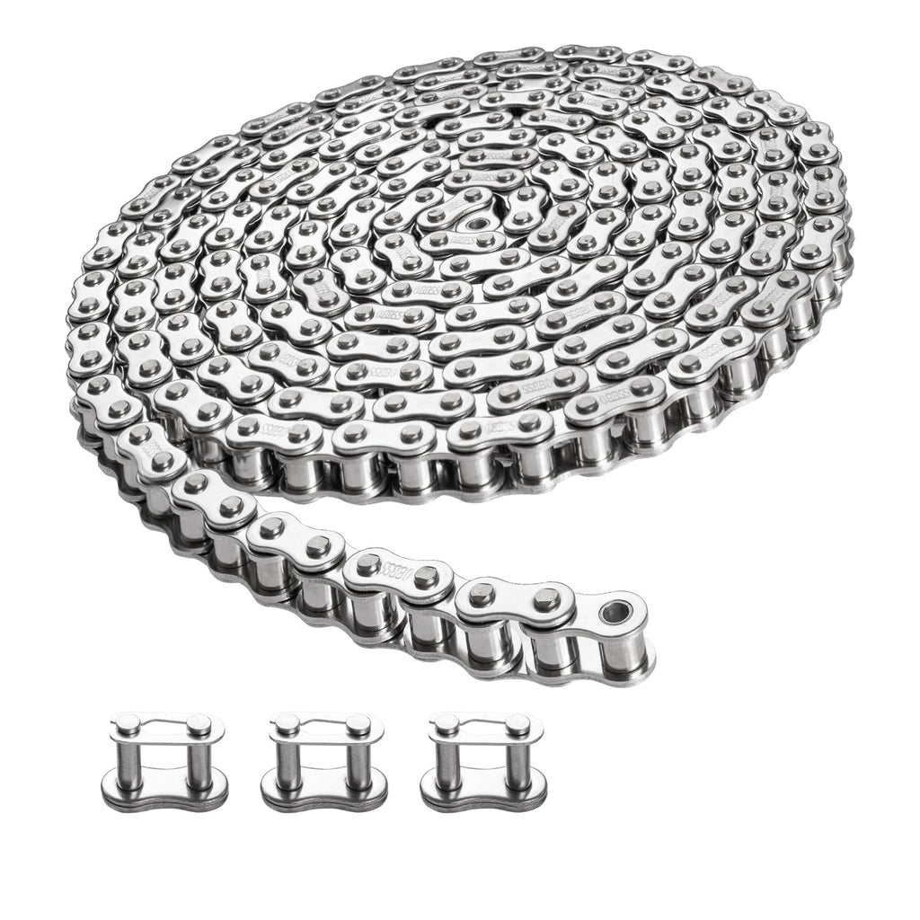 Gudwells Universal Heavy Duty 08B Stainless Steel Roller Chain 10 Feet