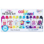 One-Step Tie-Dye Kit 12 Rainbow, Big 4oz Bottles Color Craze