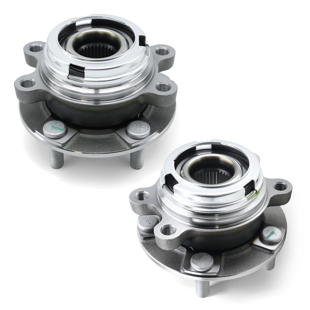 Front Wheel Bearing for Nissan Altima 07-18 Murano 09-18 W/ABS 5-Lug, 2 Pcs