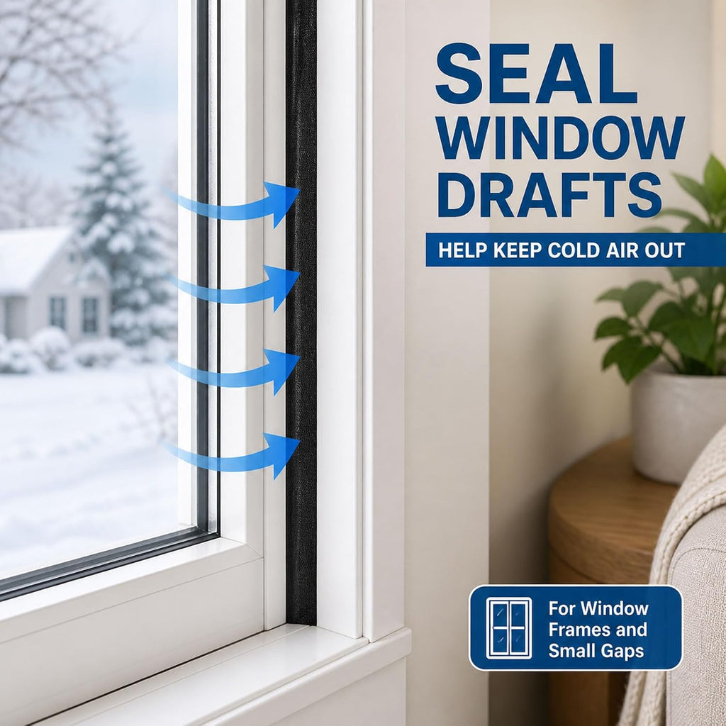 Duct Tape for Window Sealing,Draft Seal Weather Strip 1.8inx33FT