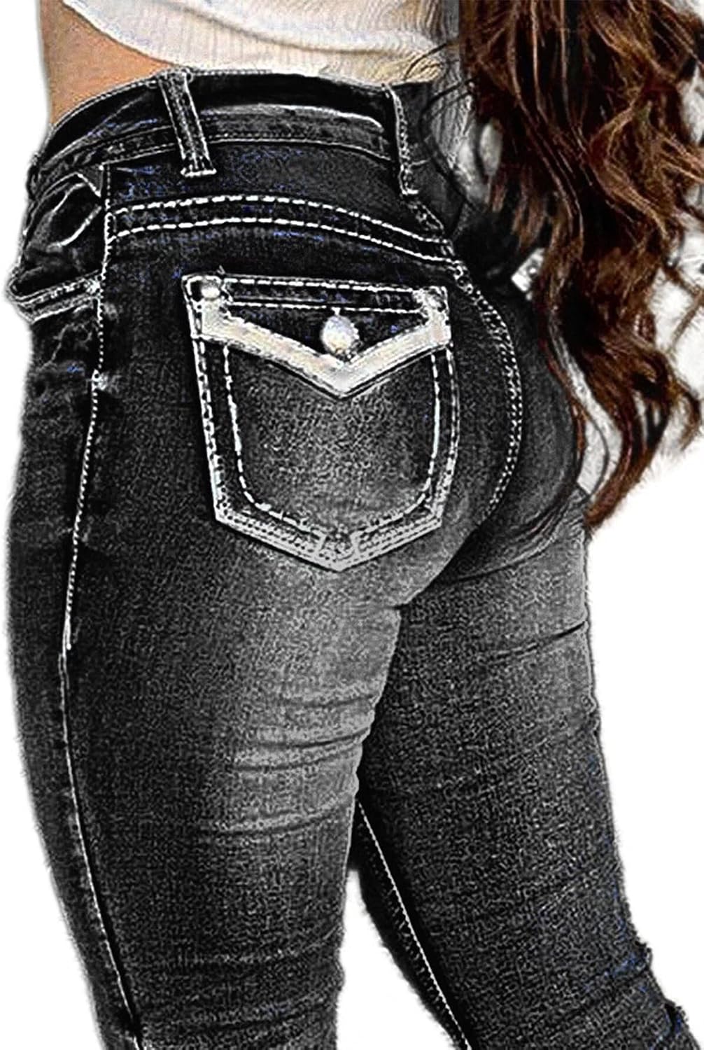 Boot Cut Butt Lifting Stretch Jeans for Women