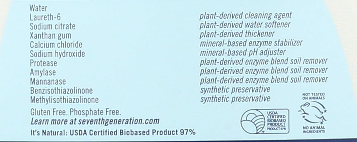Natural Laundry Stain Remover, Free & Clear, 16 oz Spray Bottle