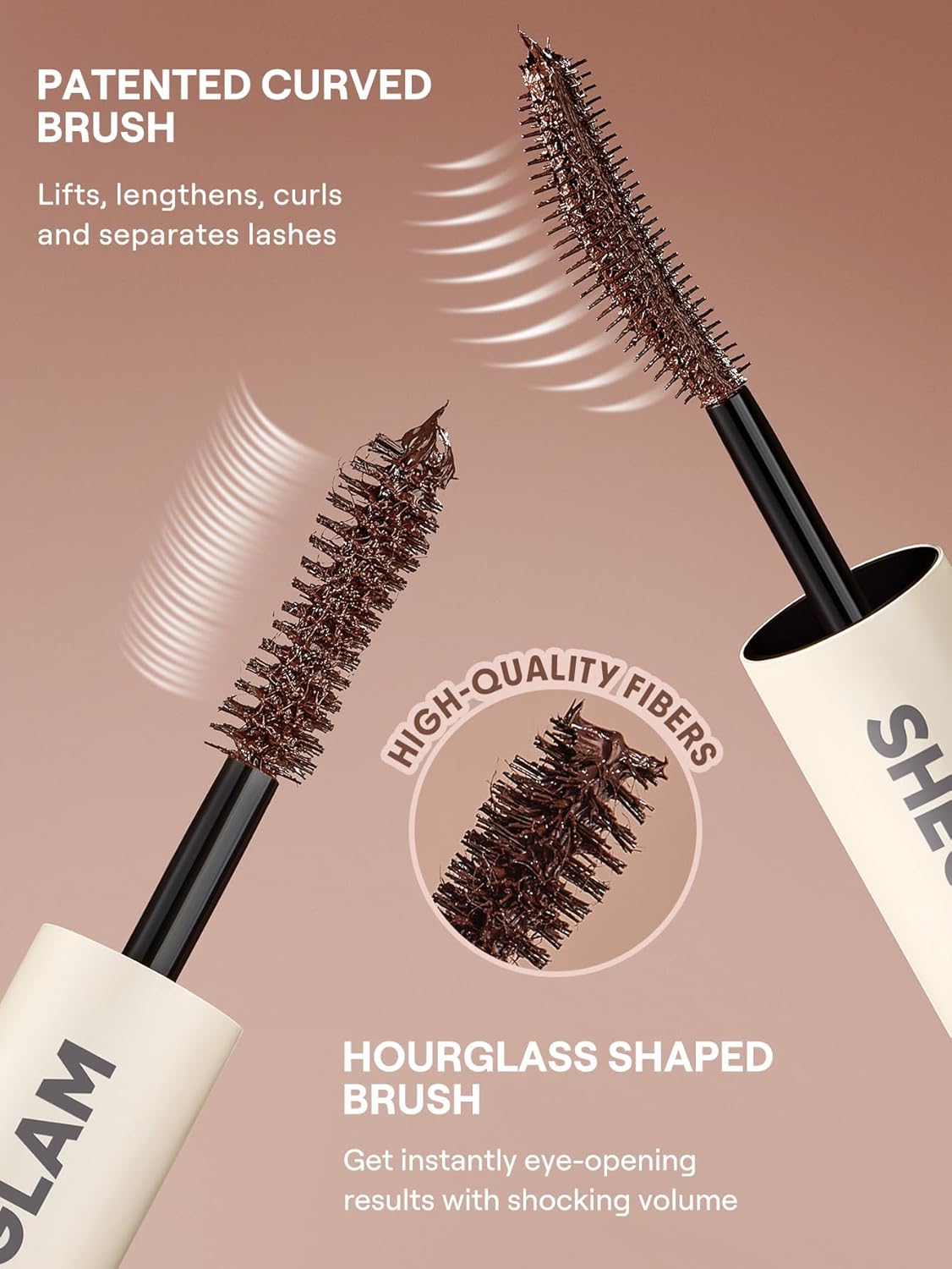 All-In-One Volume & Length Mascara-Waterproof-Macchiato