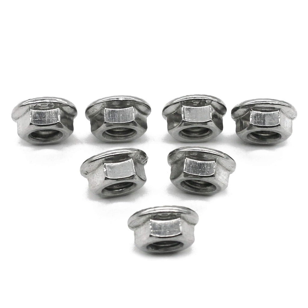 Fullerkreg 3/8-16 Stainless Steel Serrated Flange Lock Nuts