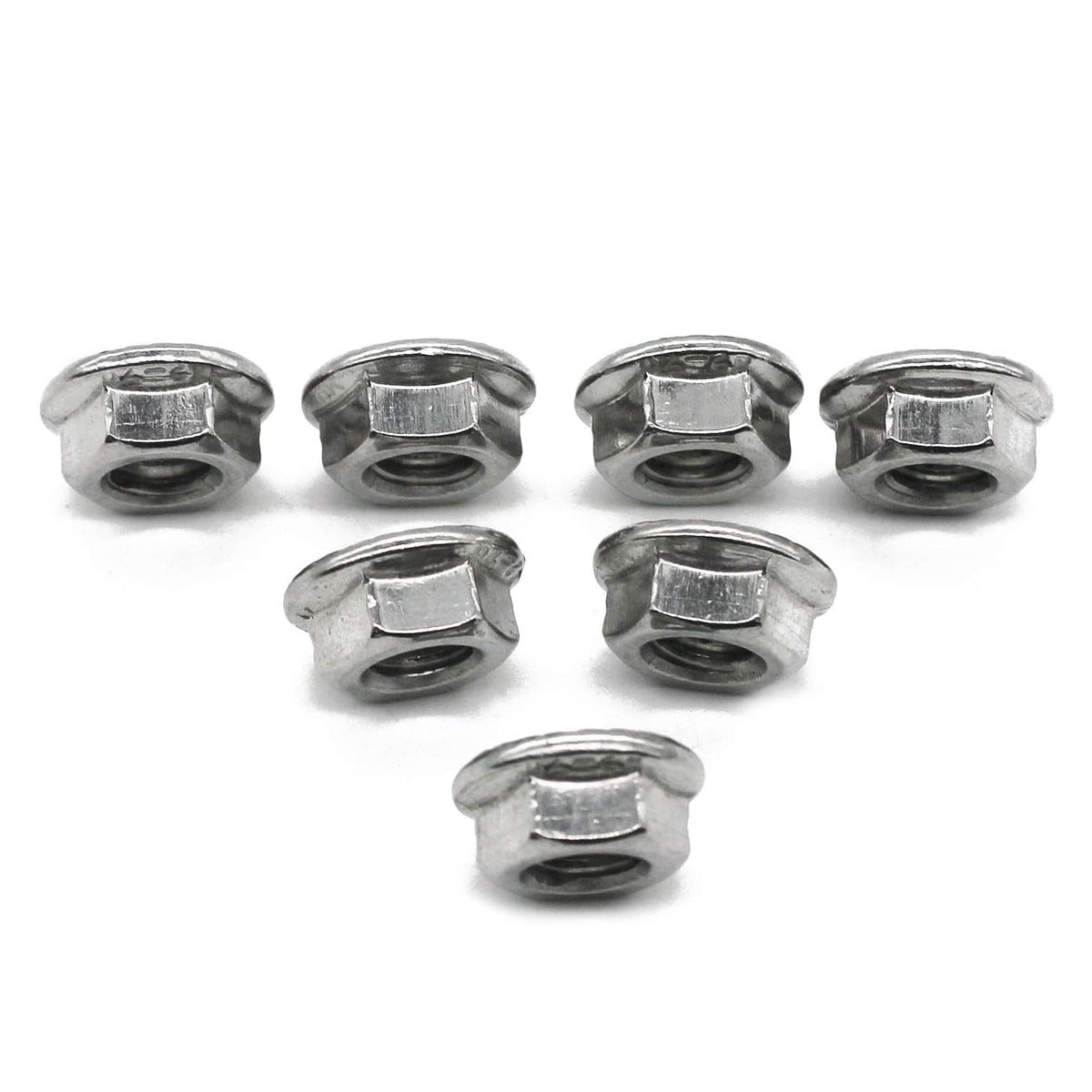 Fullerkreg 3/8-16 Stainless Steel Serrated Flange Lock Nuts