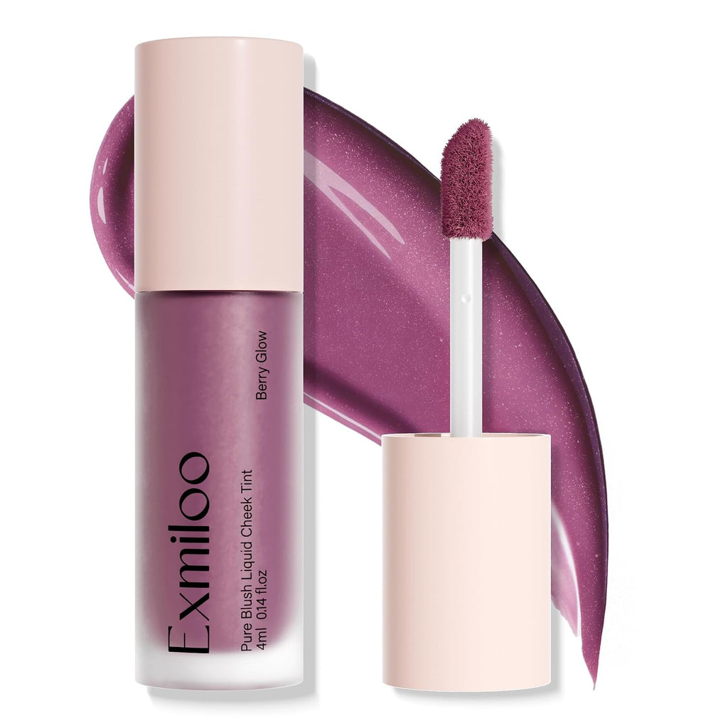 Cool Toned Liquid Blush, Liquid Blush for Cheeks, Berry Glow