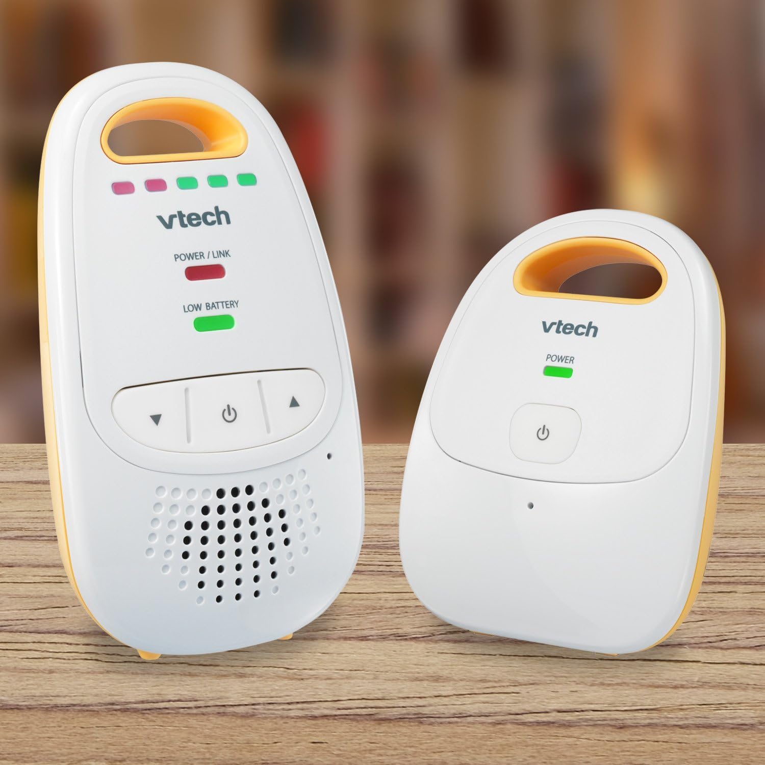 Audio Baby Monitor — No Static DECT 6.0, No WiFi, Hack-Proof | 8Hr Battery, Belt Clip, 1000ft Range, 5-Level Sound