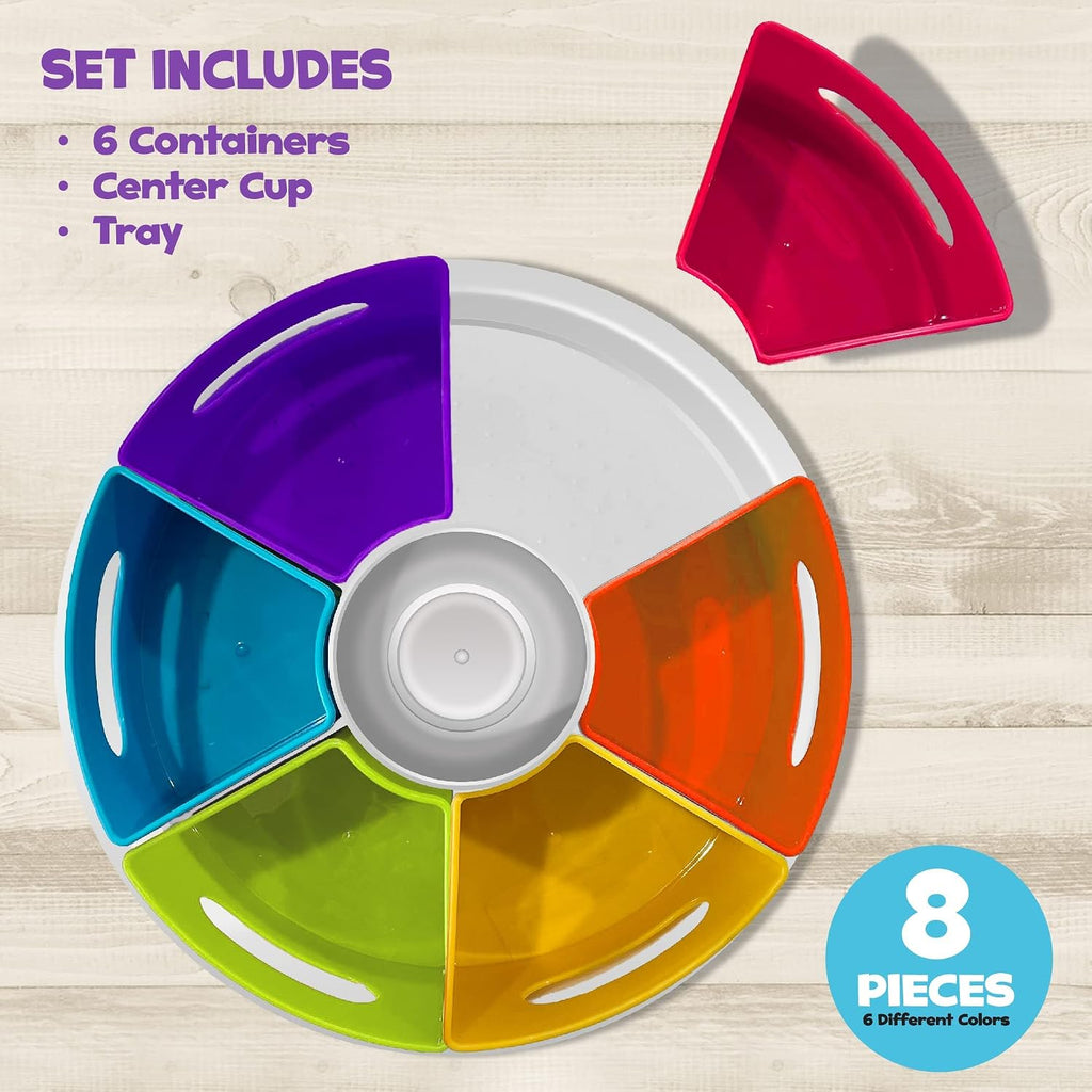Rotating Art Supply Organizer - Crayon, Marker & Pencil Storage Solution for School Teachers & Classroom Crafts