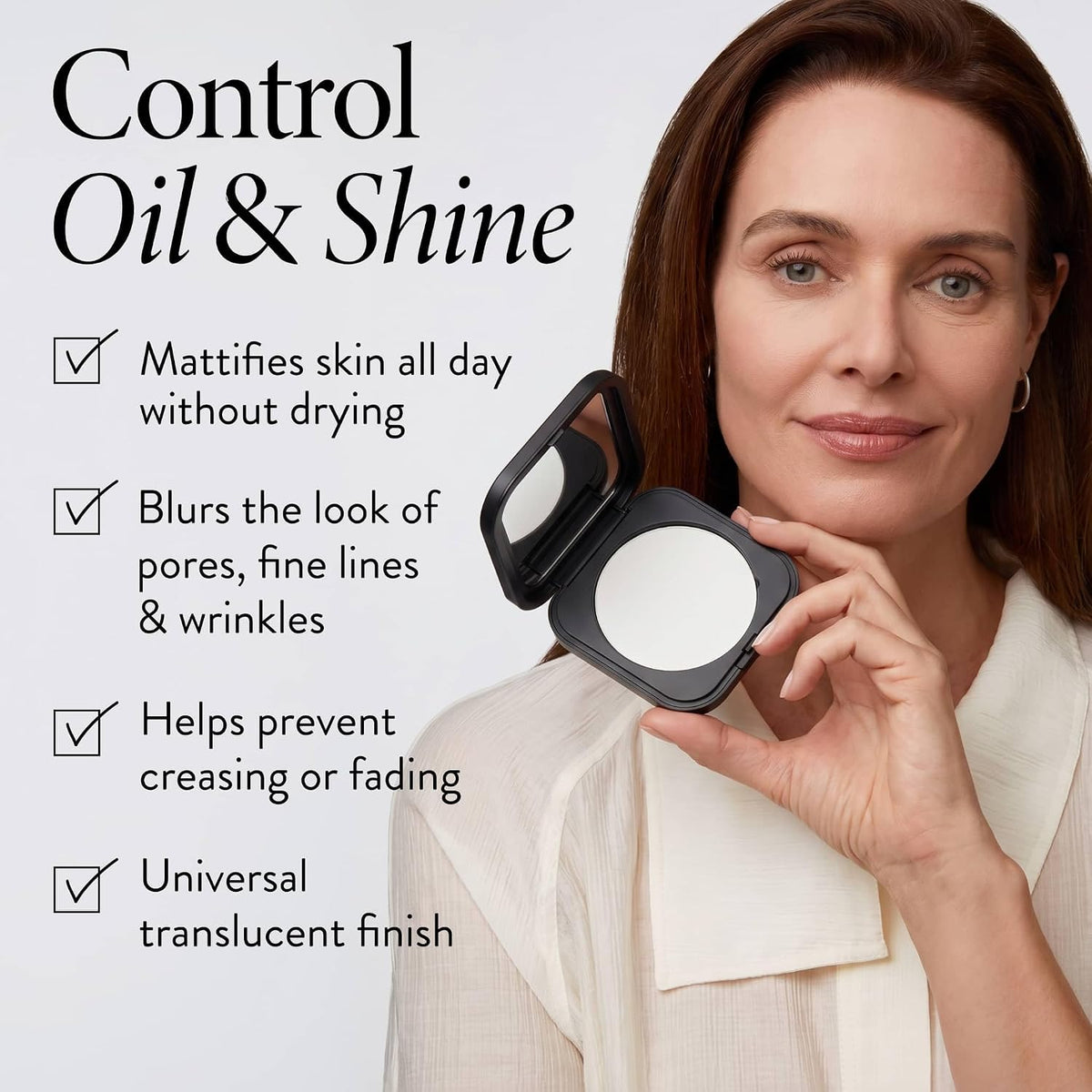 Matte Maker Pressed Setting Powder - Translucent - Setting Powder & Finishing Powder - Oil-Control - Filter-Like
