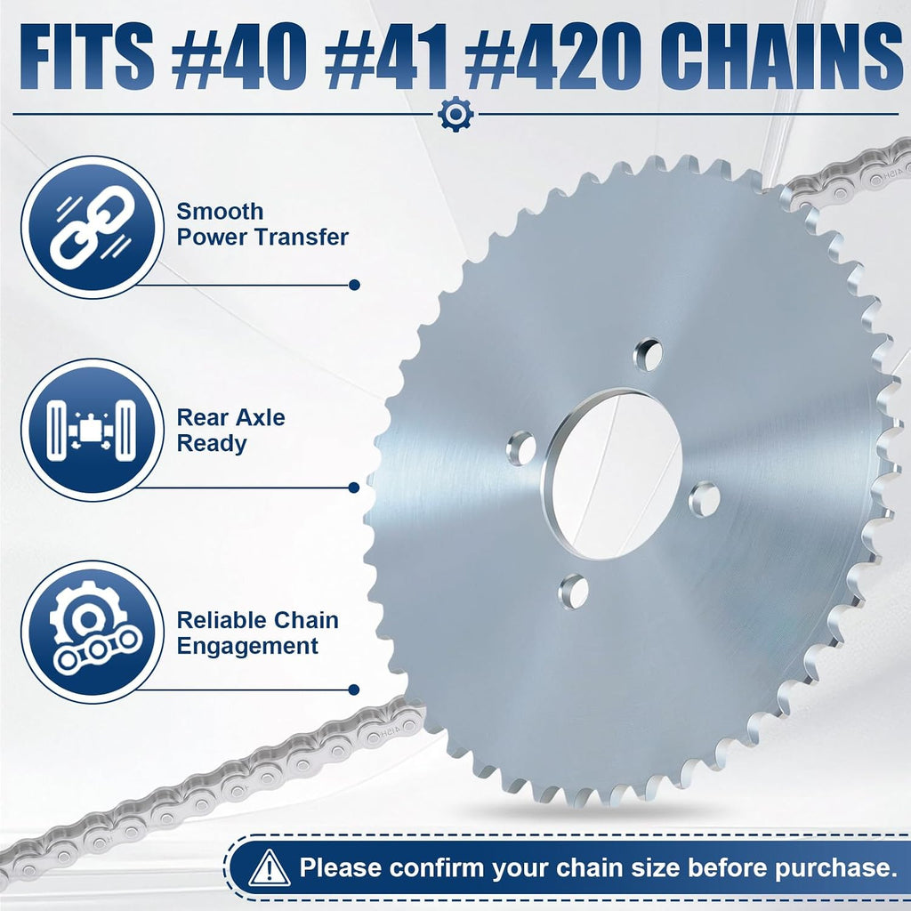 48 Tooth Go Kart Sprocket for #40#41 420 Chain
