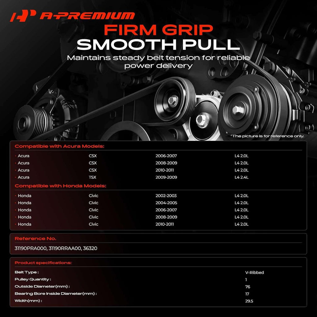 A-Premium Timing Belt Idler Pulley