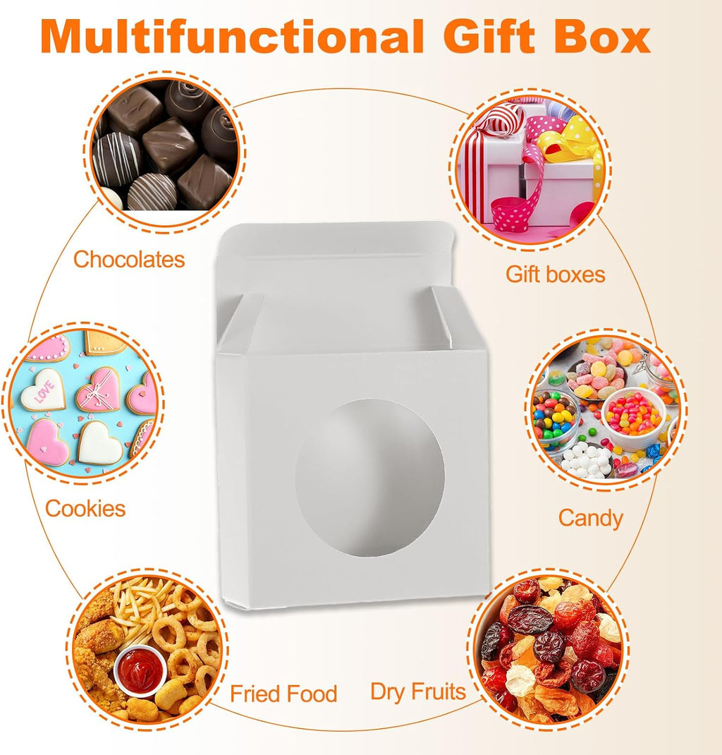 32Pcs Soap Packaging Boxes 3x3x1.2 Inch Kraft Soap Box Mini Soap Present Treat Gift Box for Bakery Candy Packaging