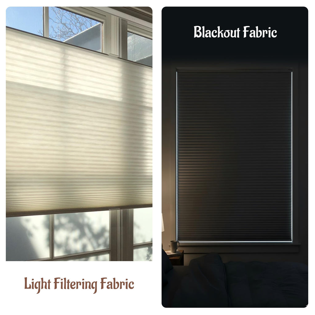 Top Down Bottom Up Cellular Skylight Shades for Ceiling & Door & Window