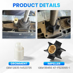 12012 Water Pump Impeller Kit for Chrysler Force Replaces OEM FK1069