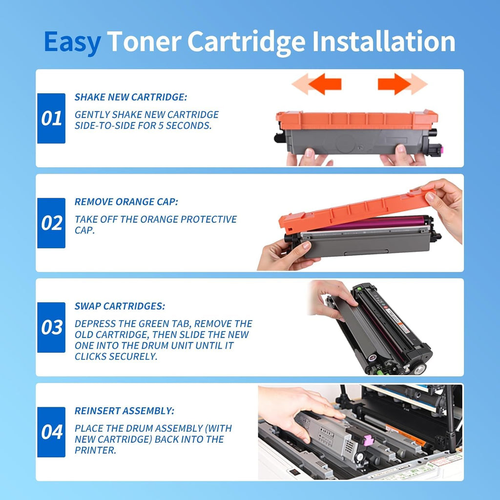 TN830XL Toner Cartridge Replacements for Brother TN830 830XL