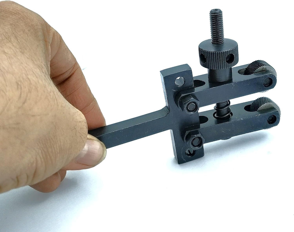 Spring Loaded Clamp Type Knurling Tool 2" Capacity for Lathes 3/8" Shank Machine Tools (U)