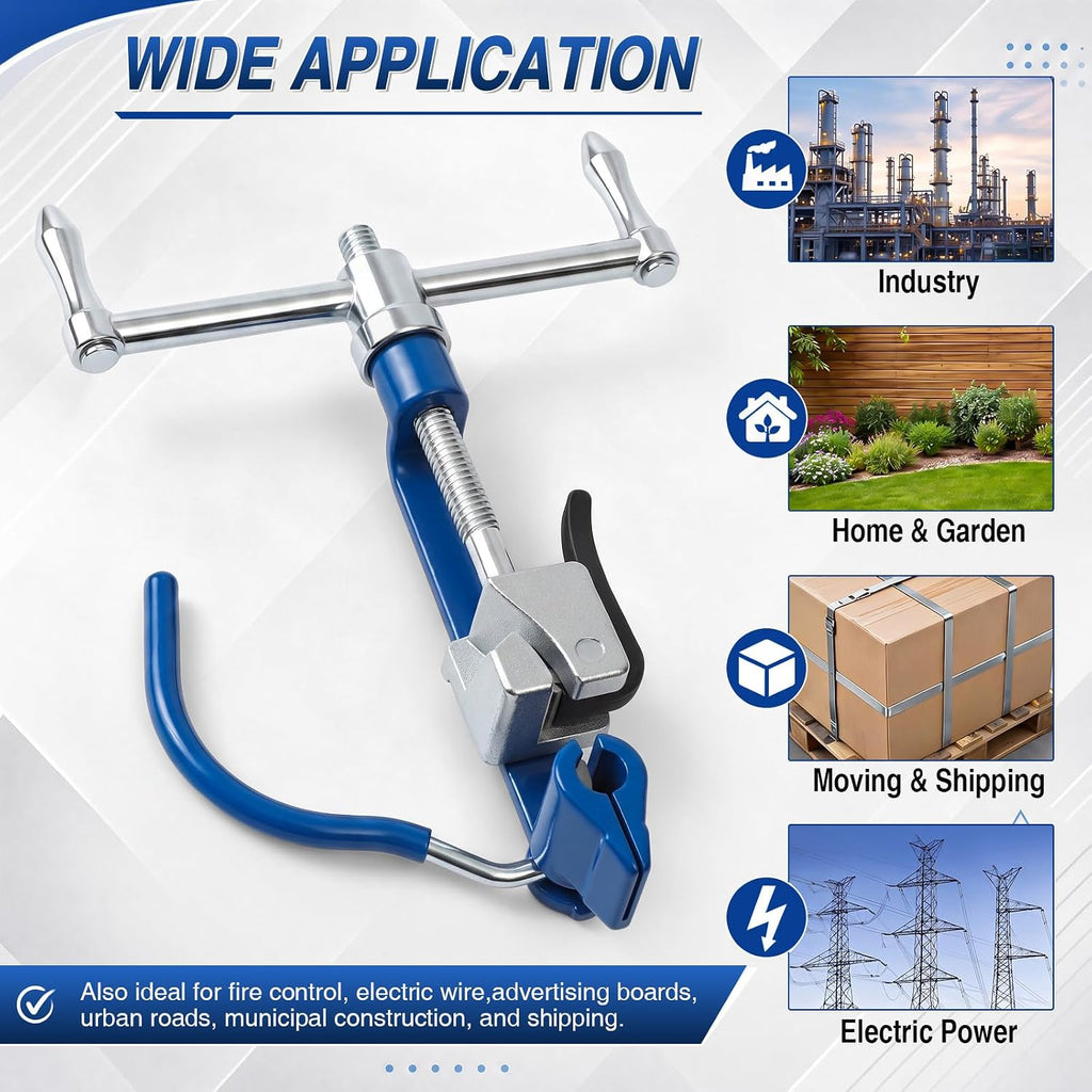 Metal Banding Tool, 3/16"-3/4" Adjustable Ratcheting Strapping Tool